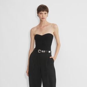 Baboon sculpt knit sweetheart tube top